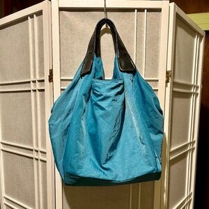 Hobo The Original Vintage Nylon Large Hobo Bag In Teal Color Victoria Style